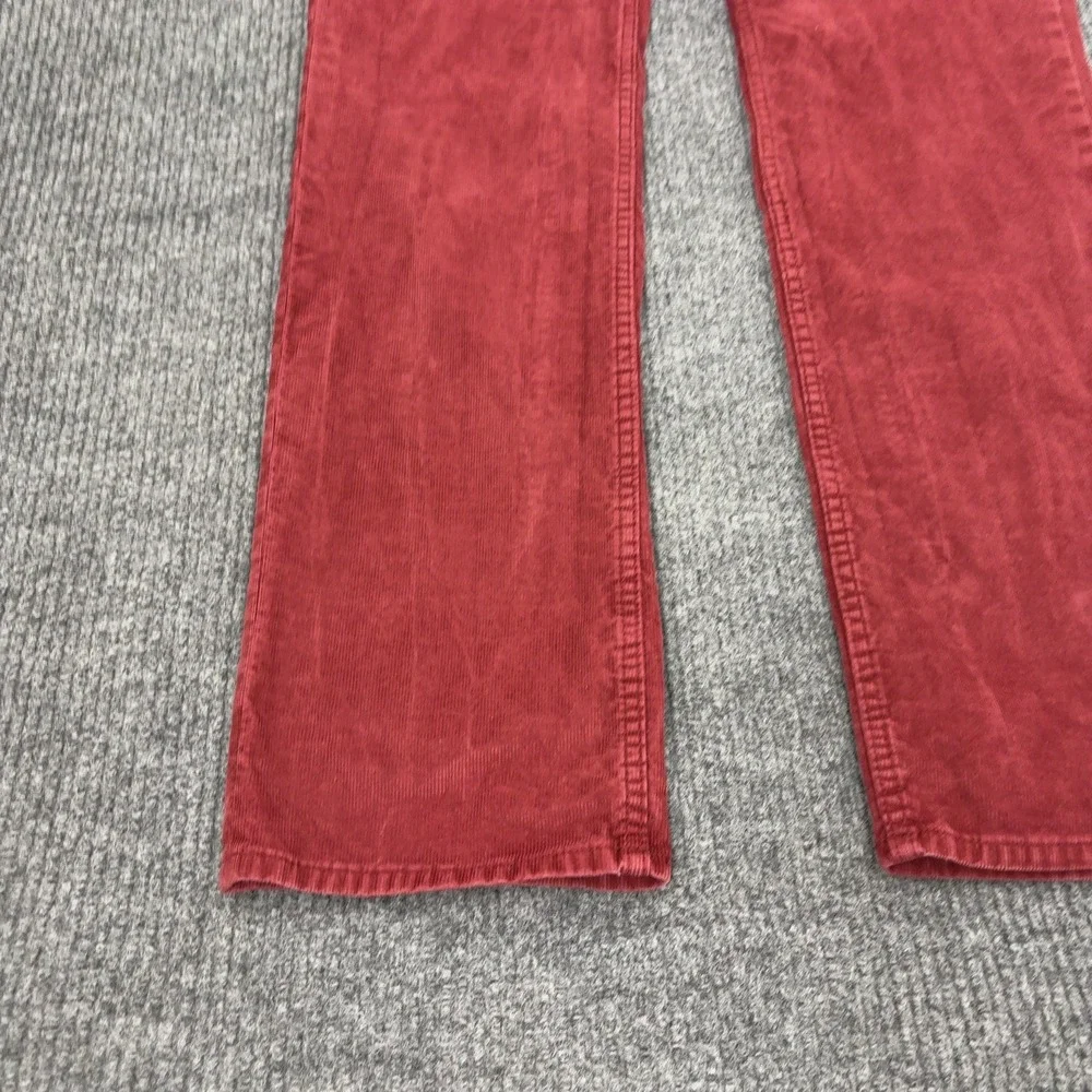 Banana Republic Pants Mens 34x34 Red Cotton Corduroy Slim Fit Casual Classic